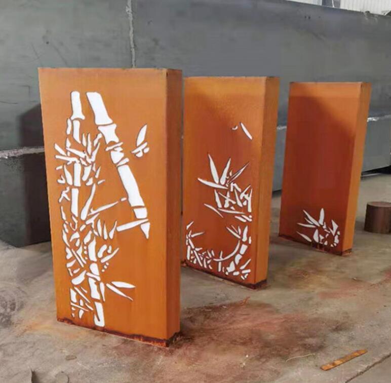 芙蓉锈钢板灯箱