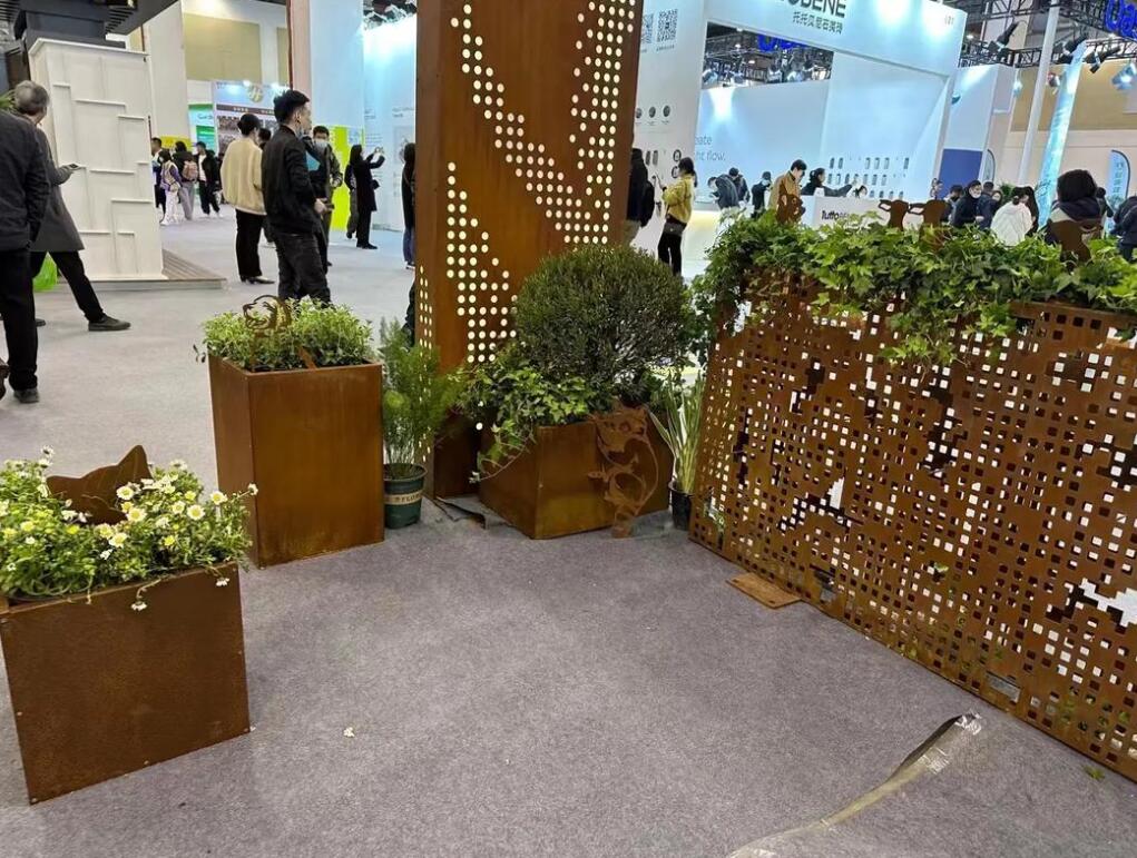 芙蓉耐候钢花箱